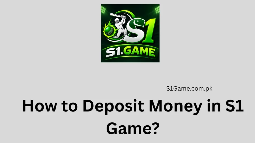 How to Deposit Money in S1 Game
