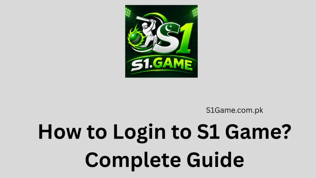 How to Login to S1 Game Complete Guide